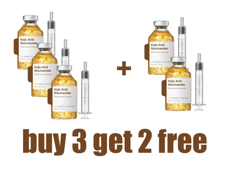 2026 Kojic Acid Niacinamide Brightening Ampoule Lighten Spots Fade Fine Lines Increasing Elasticity Smooth Soften Skin Care 1PCS