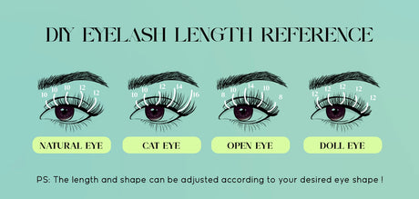 Individual Lashes Cluster C Curl Mix Lash Clusters 3D Wispy DIY Eyelash Extension 0.1mm Super Thin Band Resuable Natural Lashes