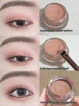 Matte Purple Peach Pink Eyeshadow Cream Blush Face Contour Waterproof Lasting Concealer Nude Brown Eyeshadow Primer Base Makeup