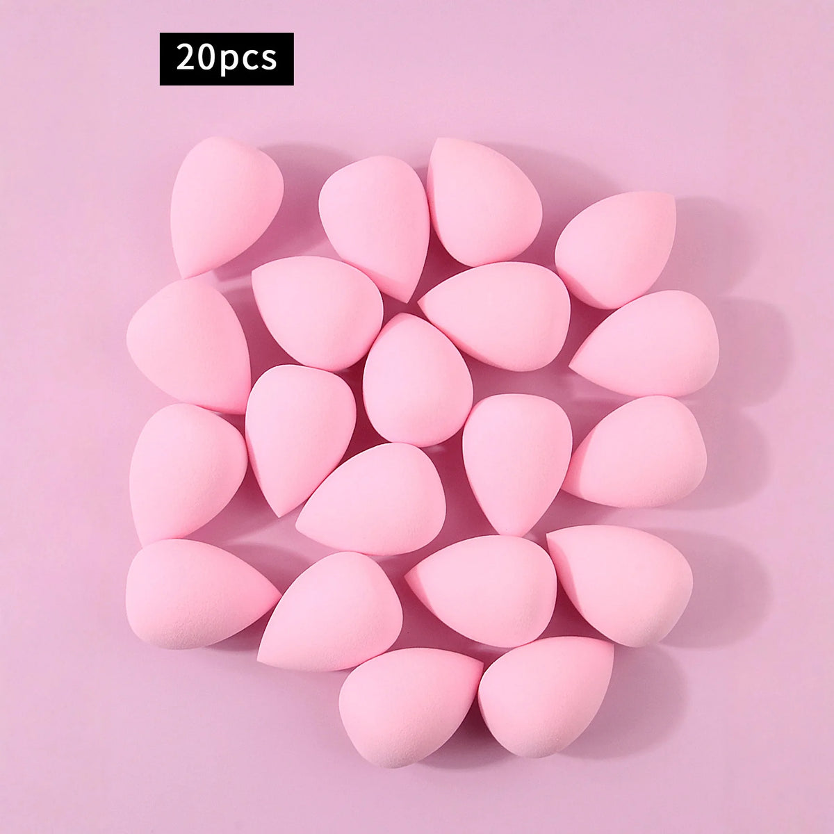 100/50/30/25/20/12PCS XL Super Affordable Large Soft Makeup Sponge Beauty Egg Set, No Powder Sticking Portable Makeup Tool