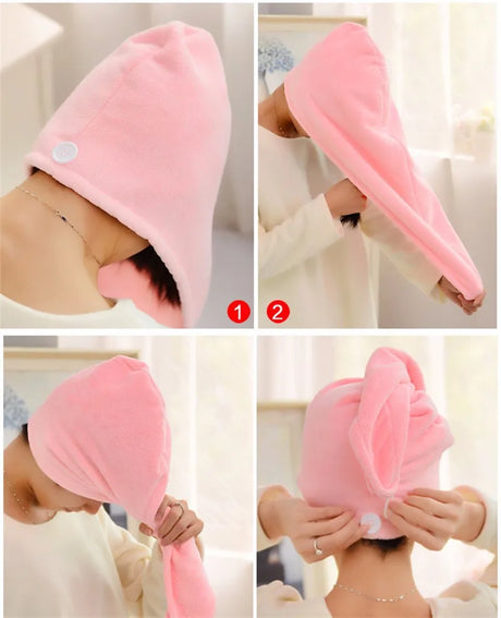 Women Bath Towel Microfiber Fabric Beach Towel Soft Wrap Women Bath Skirt Dry Hair Cap Set Super Absorbent Home For Bathroom