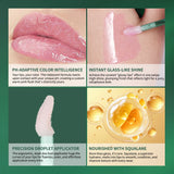 PH Adaptive Color Lip Oil Instant Glass Shine Plumping Finish Iridescent Shine Lip Oil Long-lasting Hydration Smooth Lip Care