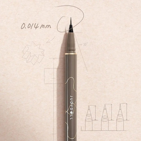 Judydoll Precision Liquid Eyeliner Pen, Ultra-Fine Tip, Waterproof, Smudge-Proof, 24-Hour Long-Lasting, Perfect for Lash Line