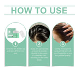 Matte Dry Shampoo Puff Instant Oil Control Lift Root Fluffy Hair Refresh Scalp Portable Matte Finish Hair Care Dry Hair Powder