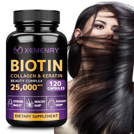 Biotin - Nail, Hair and Skin Health Support, Skin Texture Improvement, Anti-agingSupplements