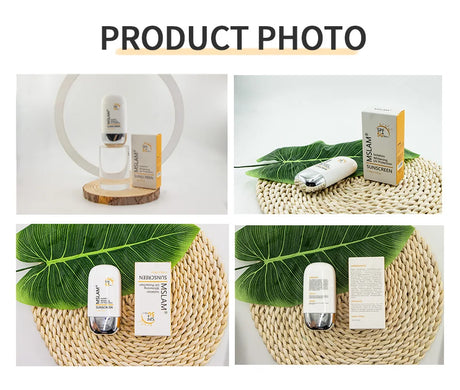 MSLAM Whitening Sun Cream Facial Body Sunscreen Sunblock Skin Protective Cream Anti-Aging Oil-control Moisturizing SPF 50