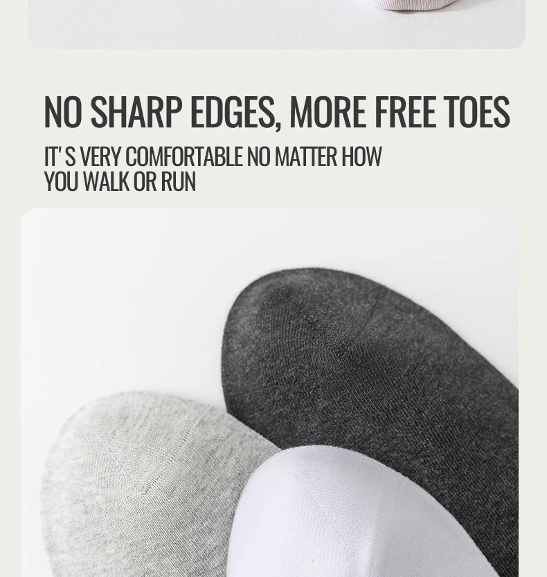 MiiOW Big Size Sock Men Pure Cotton Sock Anti Odor Fat Feet Elastic Widened Loose Sock Compression Sock Elderly Non-Binding Sock