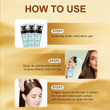 YUITIKUE No-Rinse Styling Hair Spray | With Coconut Oil & Hibiscus Extract | For Dry & Sparse Hair Moisturizing & Styling 100ml