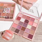 25-color eye shadow tray, oatmeal milk tea tray, sparkling powder, pearl sequins, gentle orange brown, affordable eye shadow