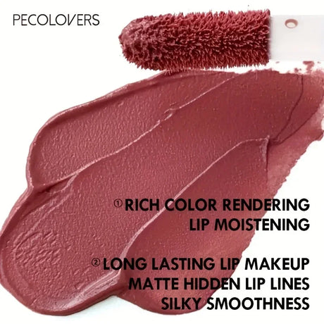 1PC 12-color Matte Lip Gloss, Velvet Sexy Liquid Lipstick, Long-lasting, Waterproof, Lip Makeup