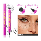 Double Eyeliner Freckles Pen All-in-One Natural Waterproof Lasting Seal Spot Pen Natural Simulation