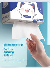 Family Pack 700g Face Wash Towel Hanging Disposable Wall Extraction Cotton Face Wipe Face Wash Towel Soft Makeup Remover Towel