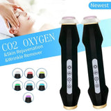 New Design - Portable CO2 Oxygen Bubble Pen Rechargeable Exfoliate Device Handheld Facial Clean Machine SPA Beauty Capsules