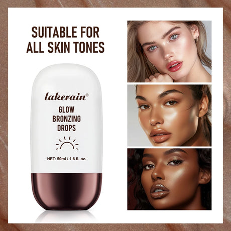 Glow Bronzing Drops Face Peptide Serums Liquid Bronzer Cream Hydrating Makeup For An Everyday Radiant Glow Summer Glow