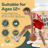 Bone Strength Supplement - for Natural Height Growth, Adult and Kids - High Absorption - Calcium, Magnesium, Zinc,Multivitamins