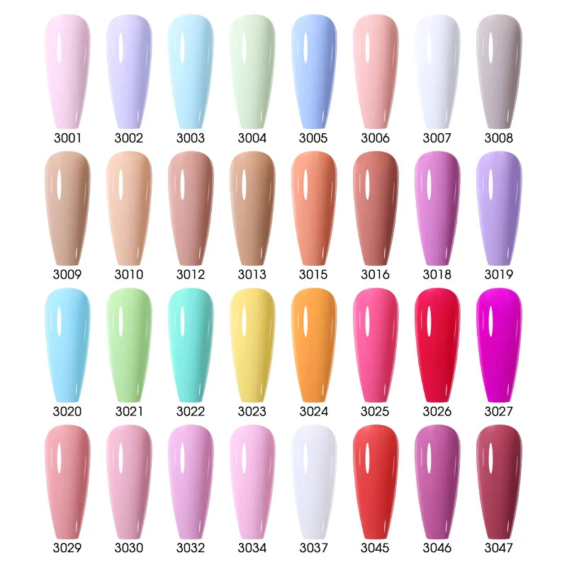 Clou Beaute Gel Nail Polish Neon Brown Royal Blue Red Green Pastal Nude Nail Art Varnishes Gel Lacquer HEMA/TPO FREE UV Gel Nail