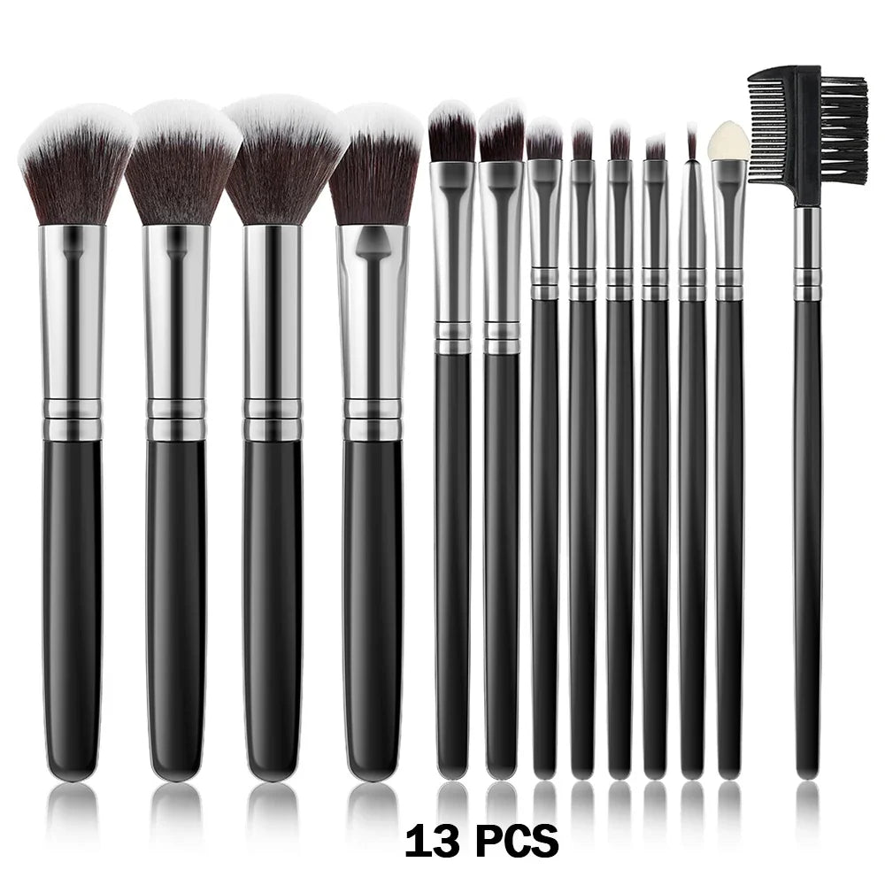 10-32PCS Makeup Brush Set Soft Fluffy Powder Foundation Contour Blush Concealer Eye Shadow Blending Makeup Kit Women Beauty Tool