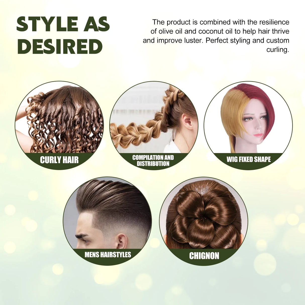 Curling Styling Mousse Natural Plant Extracts Impetuous Increase Hair Elasticity Lasting Styling Moisturizing Styling Spray 60ml