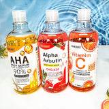 500ML Vitamin C AHA HYALURONIC& NICOTINAMIDE Face Serum Moisturizing Lightening Body Cream