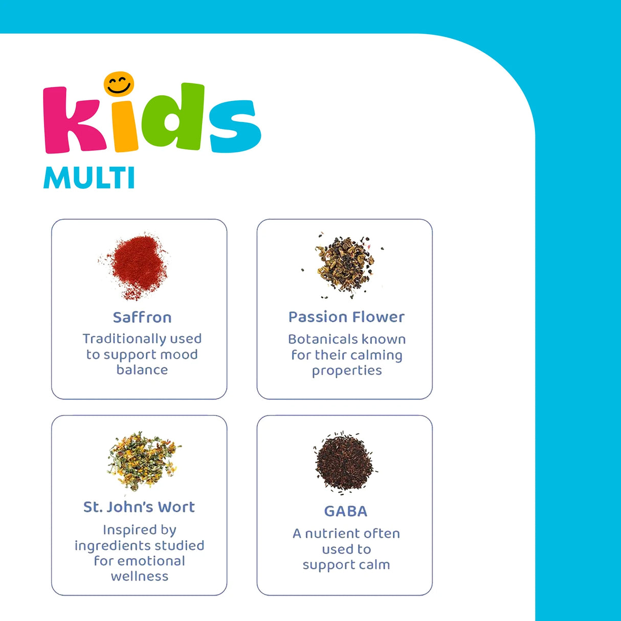 Mood Snacks - Kids Saffron Gummies, Natural Berries Supplements Offer Mood Support and Calms Temper Tantrums, Sugar Free Gummies