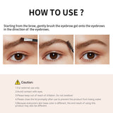 6 Colors Waterproof Eyebrow Tint with Brush Long-Wearing Full-Pigment Smudge-Proof Eyebrow Pomade Natural Wild Brows Makeup