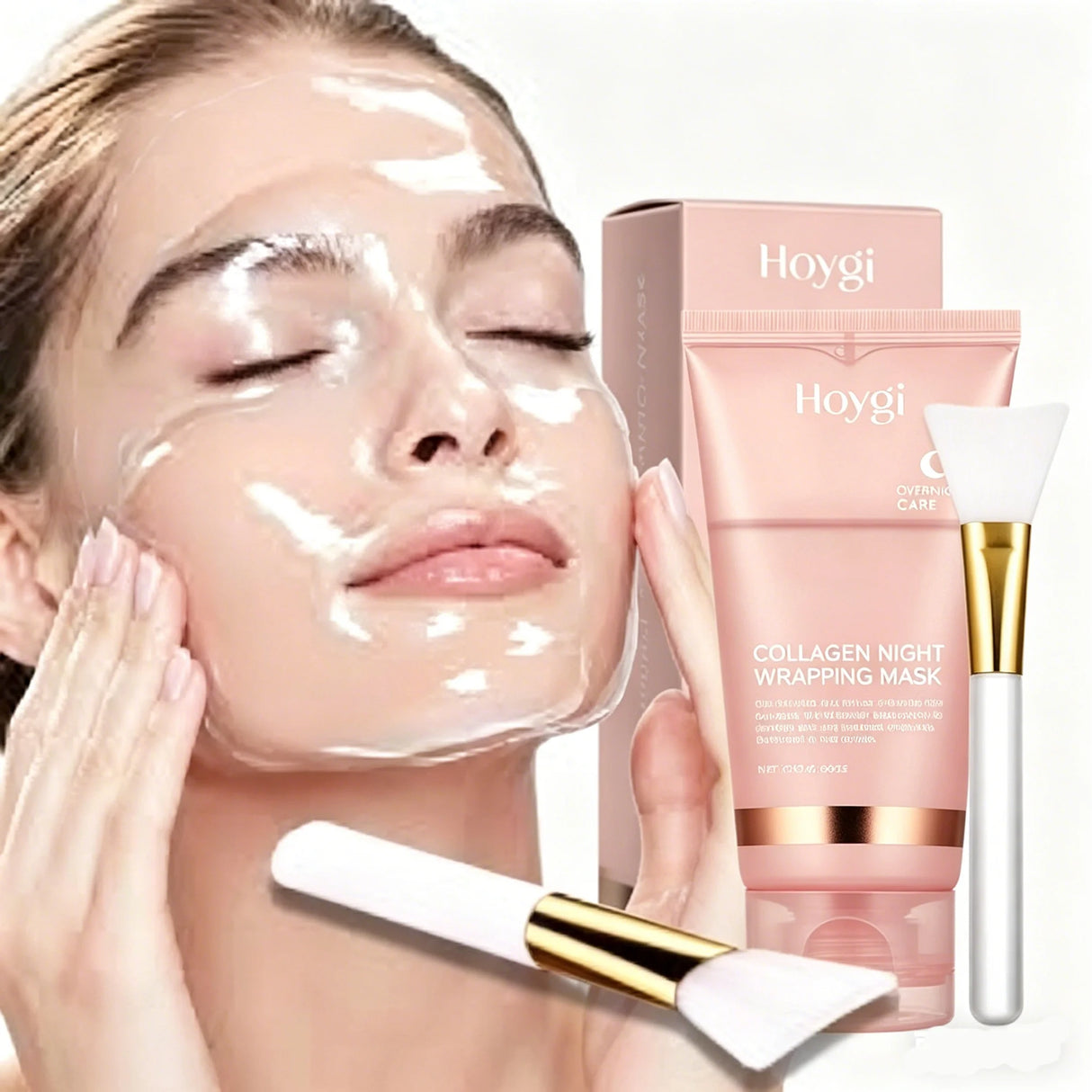 Collagen Peel Off Facial Mask,Pore Cleansing&Firming,Hydrating Glycerin&Centella asiatica,Smooth Fine Lines&Removes Impurities