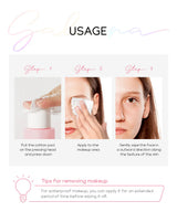 LAIKOU Portable Makeup Remover Lashes Cleansing Liquid Water Lip Eye Gentle Care Make-Up Travel Skin Remover Face Skincare 100ml