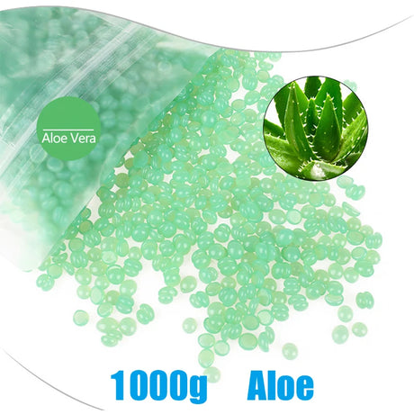 1000g/200g/50g  Hot Wax Hair Removal Depilatory Waxing Wax Beads For Wax Heater Painless for Body Hairs Removal Beans