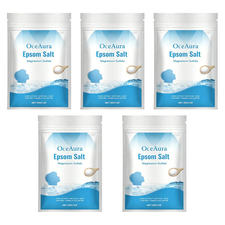 Pure Epsom Salt Magnesium Sulfate for Foot Hand Full Body Bath Soothing Relaxing Moisturizing Bath Salt Skincare