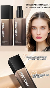 Feotznw Foundation Cream Long-lasting Makeup - 12H Natural Base Skin-toned Fit Natural-looking Lightweight Buildable Coverage