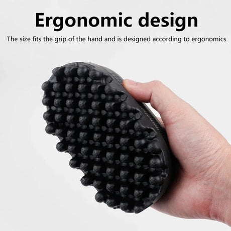 Hot Sale Portable Silicone Hair Brush Washable Durable Rubber Curly Brush Hair Beauty Dirty Braided Curly Hair Men Cleaning Tool