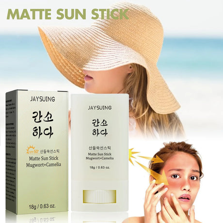 Face Body Sunscreen Matte Sun Stick Spf 50+ Uv Protective Refreshing Hydrating Waterproof Solar Blocker Isolation Sunblock Cream