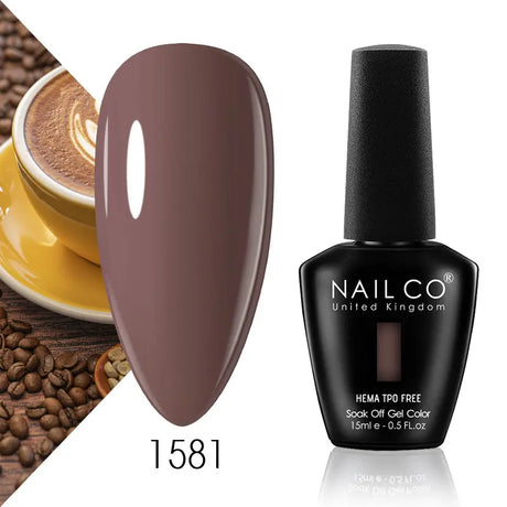 NAILCO 15ml HEMA FREE TPO FREE Top Base Coat Nail Gel Polish Supplies Vernis Semi Permanent Nail Art Manicure Gel Ongle UV Nails