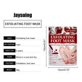 Exfoliating Feet Mask Sock Exfoliation Scrub for Feet Mask Remove Dead Skin Moisturizing Pedicure Anti Crack Foot Patch Spa 5PCS
