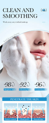 Facial Cleanser Face Wash Foam Face Massasge Facial Hydrating Moisturizing Skin Products Mossee Cleansing Care