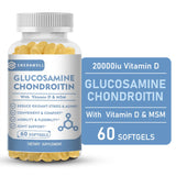 Glucosamine Chondroitin MSM - Supports Joint Health, Relieves Pain, Improves Joint Flexibility, and Enhances Immunity