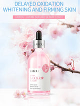 LAIKOU Cherry Blossom or Rose Essence Solution Moisturizing Facial Care Brighten Tighten Hydrating Repair Soothe Soften 100ml
