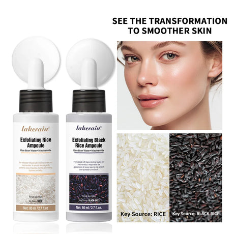 Rice Peeling Ampoule Soft Exfoliating Face and Body Scrub Dead Skin Cells Blackhead Remover for All Skin Types  korean skin care