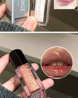 HERORANGE Glittering Mirror Lip Glaze, Watery Shimmering Light Lip Gloss Makeup 6 Colors, Hydrating Moisturizing, Long Lasting