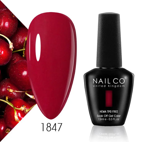 NAILCO 15ml HEMA FREE TPO FREE Top Base Coat Nail Gel Polish Supplies Vernis Semi Permanent Nail Art Manicure Gel Ongle UV Nails