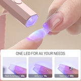 Convenient Handheld Nail Dryer Lamp UV/LED Nail Curing All Gel Polish Nail Art Tool USB Rechargeabl Quick Dry Nail Lamp