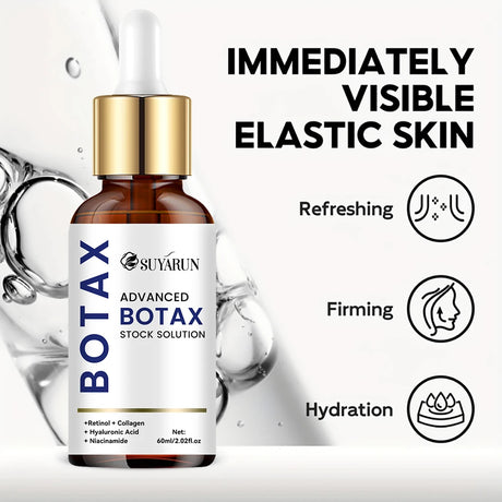 SUYARUN Professional Botax Serum Anti-Aging - Fast Absorbing Face Treatment, Lift & Firm Skin, Reduce Wrinkles - Vegan.