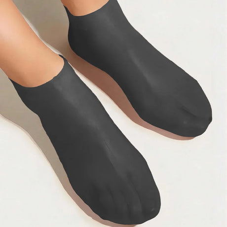 2pcs silicone foot care socks,exfoliating,moisturizing,and crack resistant socks,suitable for use when feet are dry and cracked.