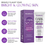 Body Whitening Lotion Dark Spot Remover For Underarms Knees Elbows Melanin Bleaching Lightening Skin Moisturizing Cream 60g
