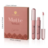 Set of 6 NonStick Cup Liquid lipstick , Long-Lasting Lip Gloss  – Matte Finish Lip Gloss, Resistant to Fading