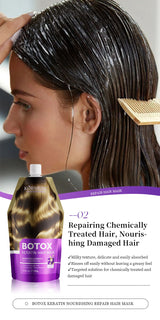 Magical Keratin Hair Mask For Maltreated Hair 5Seconds Repairing Damaged Frizzy Hairs Smoothing Nourish Straightening Hair Care