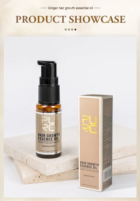 PURC Hair Shampoo Conditioner Hair Growth Oil Sets Smoothing Hair Loss Treatment Repair Damamged Nourish Hair Care Products