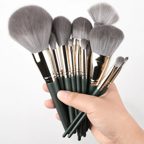 10pcs Set Makeup Brushes Tool Set Cosmetic Powder Eye Shadow Foundation Blush Blending Beauty Maquiagem Beauty Kit for Party
