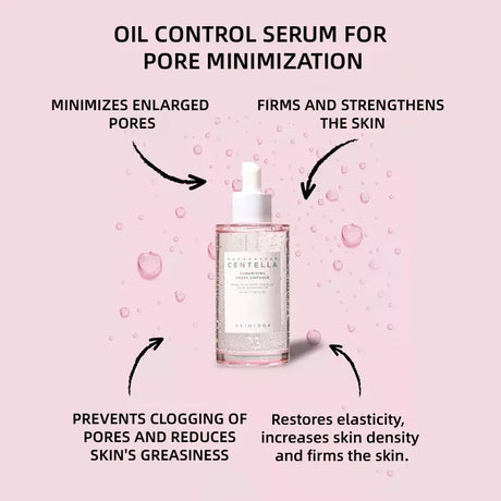 SKIN1004 Madagascar Centella Poremizing Skincare Set Korean Cosmetics Toner Ampoule Gel Cream Face Wash Cleanser Pore Beauty Kit