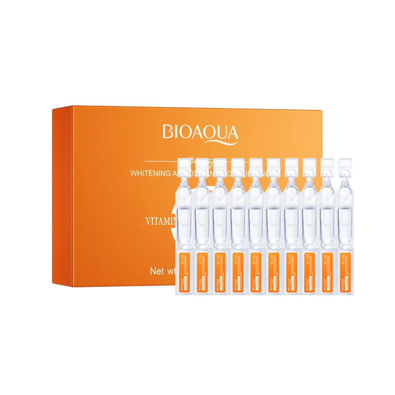 30pcs/box BIOAQUA Retinol Vitamin C Hyaluronic Acid Serum for Face Moisturizing Firming Hydrating Facial Essence Face Skin Care